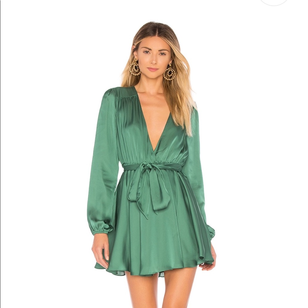 Lovers + Friends Ivy Dress in Green